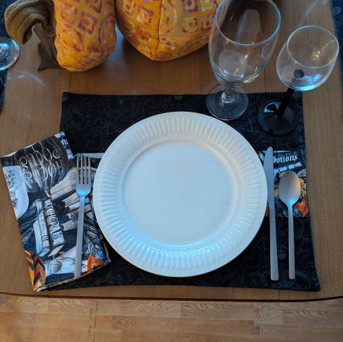 Haunted Harvest Placemat Napkin Set - Image 2