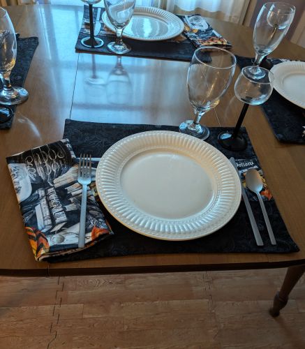 Haunted Harvest Placemat Napkin Set - Image 10