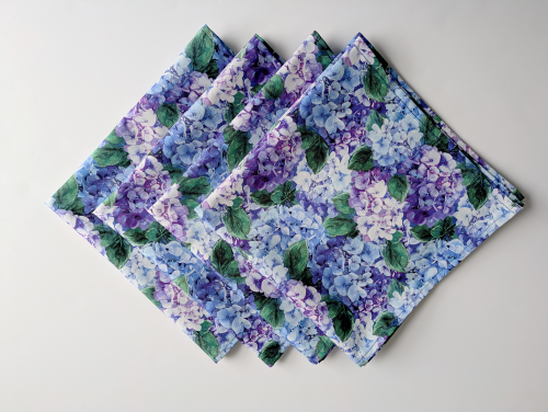 Hydrangea Dinner Table Napkins - Image 11