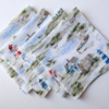 Lighthouse Napkins Handmade coastal kitchen decor ideas Nautical theme dining room accessories Unique lighthouse patterned home accents Eco-friendly reusable cloth napkins for summer Set of 4 handmade cotton napkins with lighthouses Soft cotton nautical napkins for beach house Washable handmade cloth napkins for coastal theme Premium cotton lighthouse napkins for dinner parties
