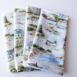Handmade Lighthouse Fabric Napkins