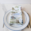 Lighthouse Napkins Handmade coastal kitchen decor ideas Nautical theme dining room accessories Unique lighthouse patterned home accents Eco-friendly reusable cloth napkins for summer Set of 4 handmade cotton napkins with lighthouses Soft cotton nautical napkins for beach house Washable handmade cloth napkins for coastal theme Premium cotton lighthouse napkins for dinner parties