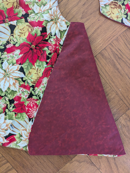 Colorful Poinsettia Tree Skirt - Image 6