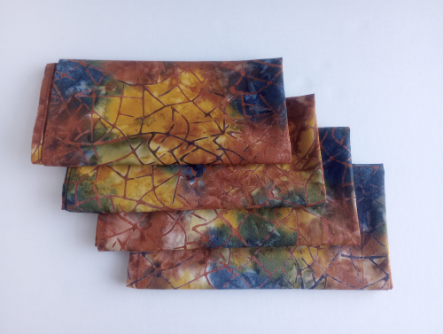 Autumn Batik Dinner Table Napkins - Image 2