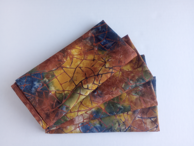 Autumn Batik Dinner Table Napkins