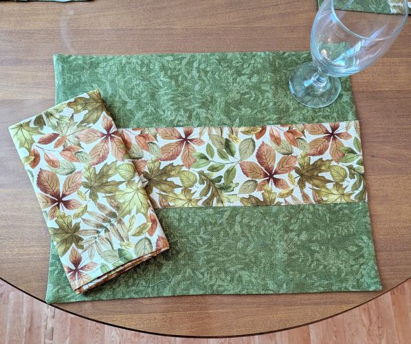 Autumn Splendor Placemat Napkin Set - Image 6