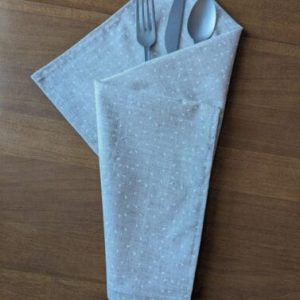 Confetti Beige Dinner Table Napkins