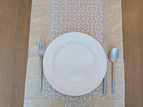 Beige Medallion Table Runner - Image 4