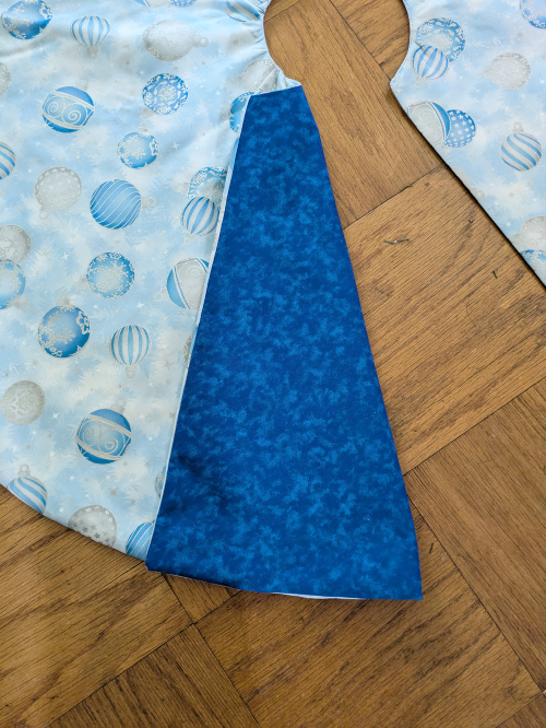 Blue Ornaments Christmas Tree Skirt - Image 6