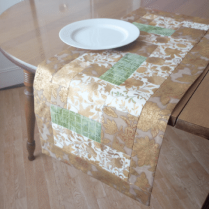 Bronze Floral Table Runner