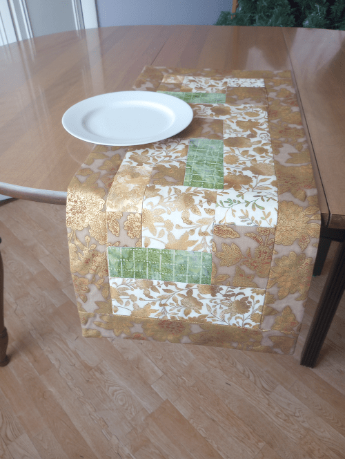 Bronze Floral Table Runner - Image 2