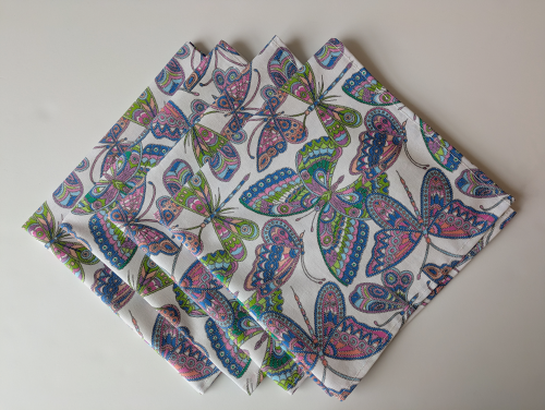 Butterfly Dinner Table Napkins - Image 8