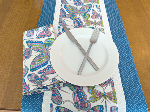 Butterfly Table Runner Napkin Set - Image 3