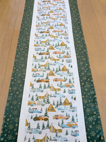 Camper Christmas Table Runner Green - Image 7