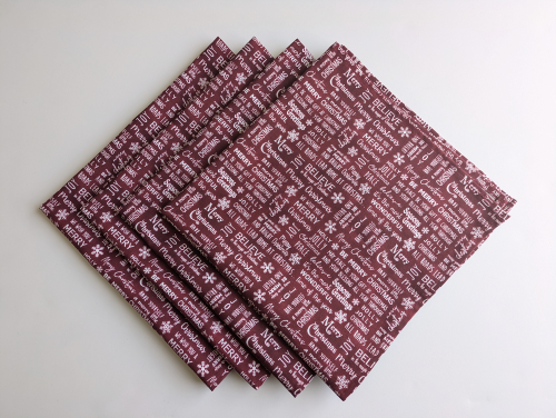 Seasons Greetings Dinner Table Napkins - Image 8