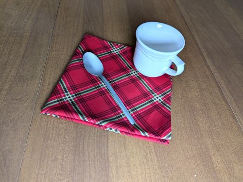Tartan Plaid Dinner Table Napkins - Image 3