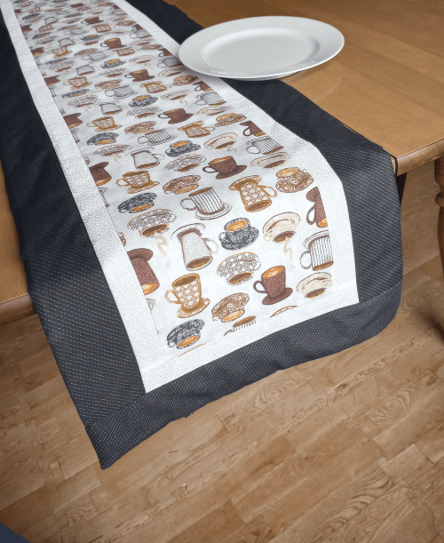 Coffee Table Runner Black - Image 2