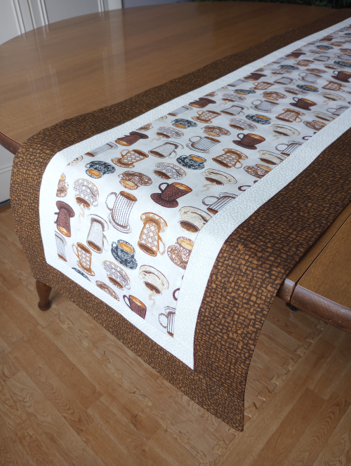 Coffee Table Runner Brown - Image 5