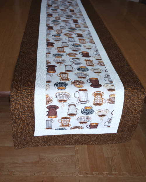 Coffee Table Runner Brown