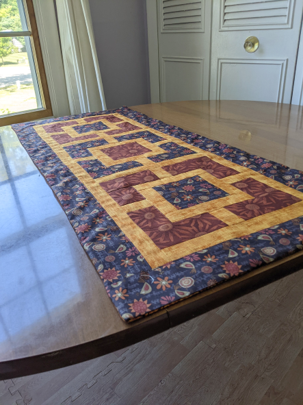 Country Birds Farmhouse Table Runner Brown - Image 7