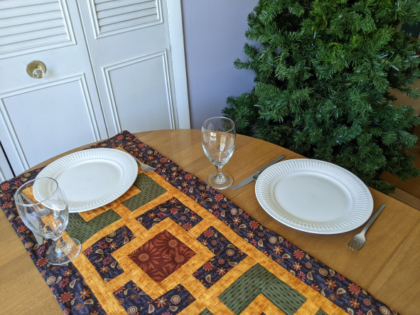 Country Birds Farmhouse Table Runner Green - Image 6