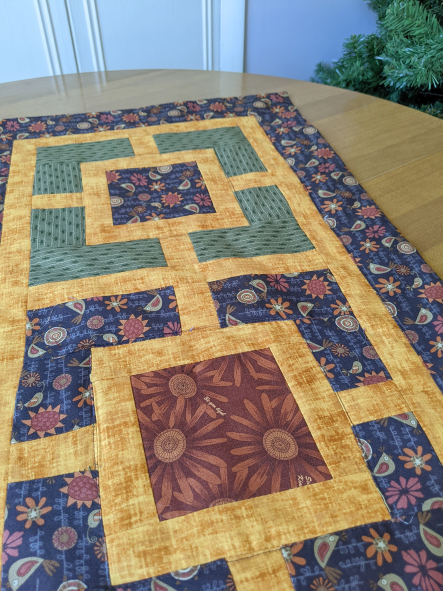 Country Birds Farmhouse Table Runner Green - Image 4