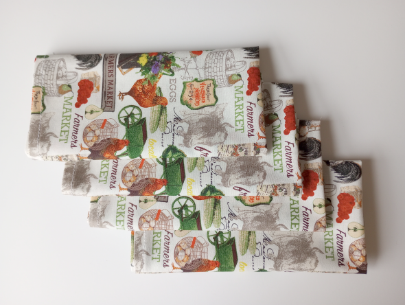 Farmer's Market Dinner Table Napkins - Image 8