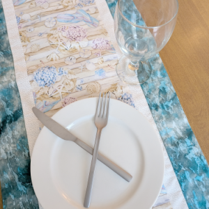 Flip-Flop Table Runner Blue