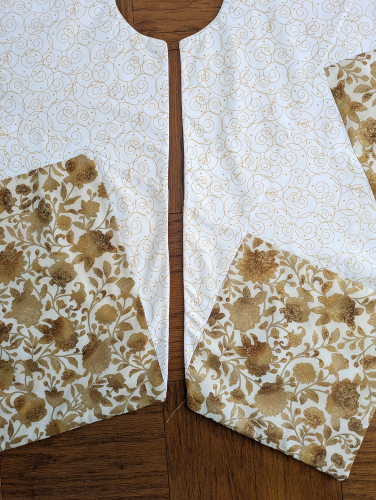 White and Gold Tree Skirt Star - Image 8