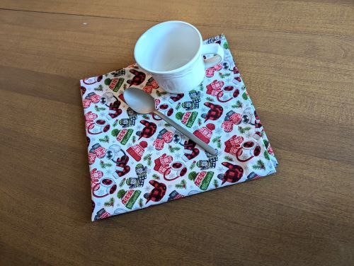 Winter Hats Dinner Table Napkins