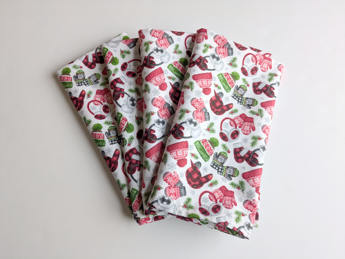 Winter Hats Dinner Table Napkins - Image 6