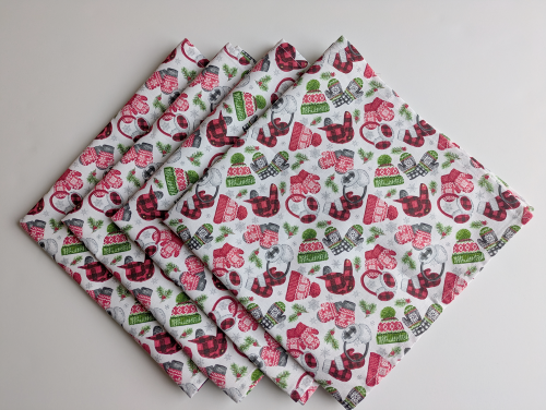 Winter Hats Dinner Table Napkins - Image 8