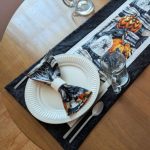 Haunted Harvest Table Runner Napkin Set
