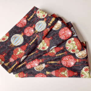 Vintage Ornaments Dinner Table Napkins