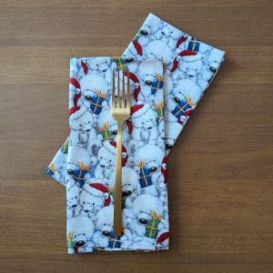Merry Bear Gifts Dinner Table Napkins