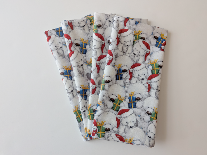 Merry Bear Gifts Dinner Table Napkins - Image 8