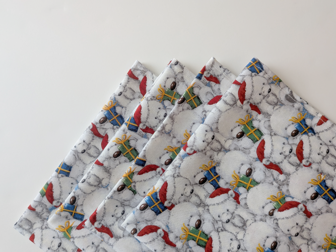 Merry Bear Gifts Dinner Table Napkins - Image 6