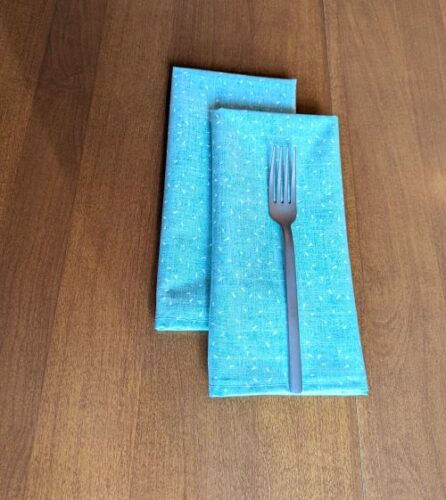 Mint Green Dinner Table Napkins - Image 3