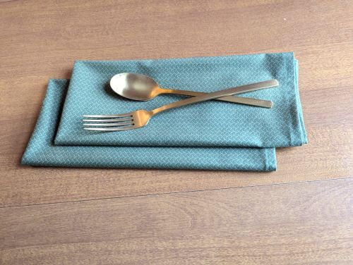 Olive Green Dinner Table Napkins - Image 3