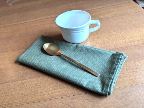 Olive Green Dinner Table Napkins - Image 5