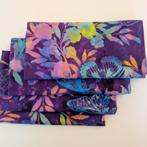 Plum Butterfly Dinner Table Napkins