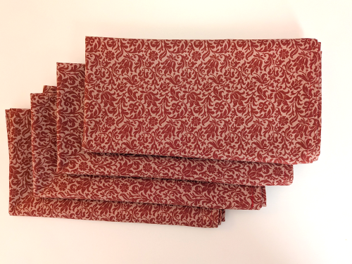 Bordeaux Damask Napkins