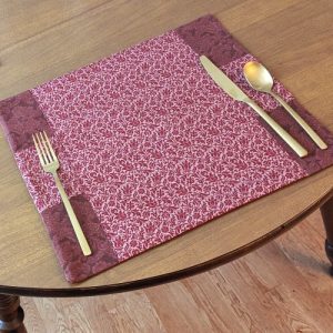 Bordeaux Damask Placemats