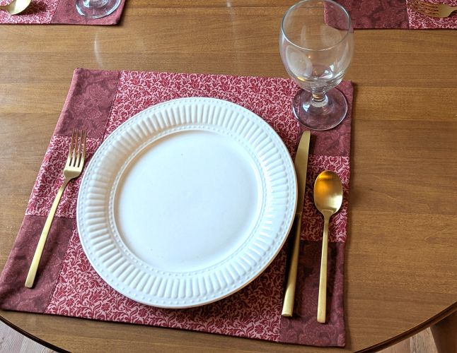 Bordeaux Damask Placemats - Image 8