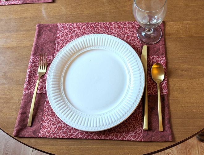 Bordeaux Damask Placemats - Image 6