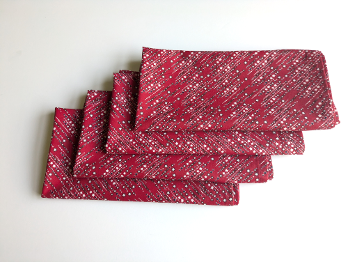 Red, White and Blue Dinner Table Napkins - Image 6