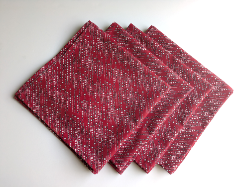 Red, White and Blue Dinner Table Napkins - Image 7