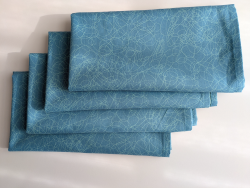 Serenity Blue Dinner Table Napkins - Image 7