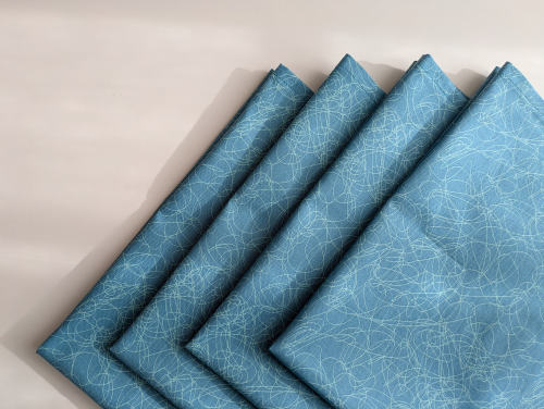 Serenity Blue Dinner Table Napkins - Image 9