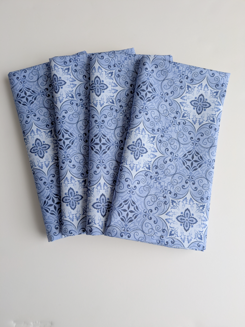 Stone Blue Placemat Napkin Set - Image 10